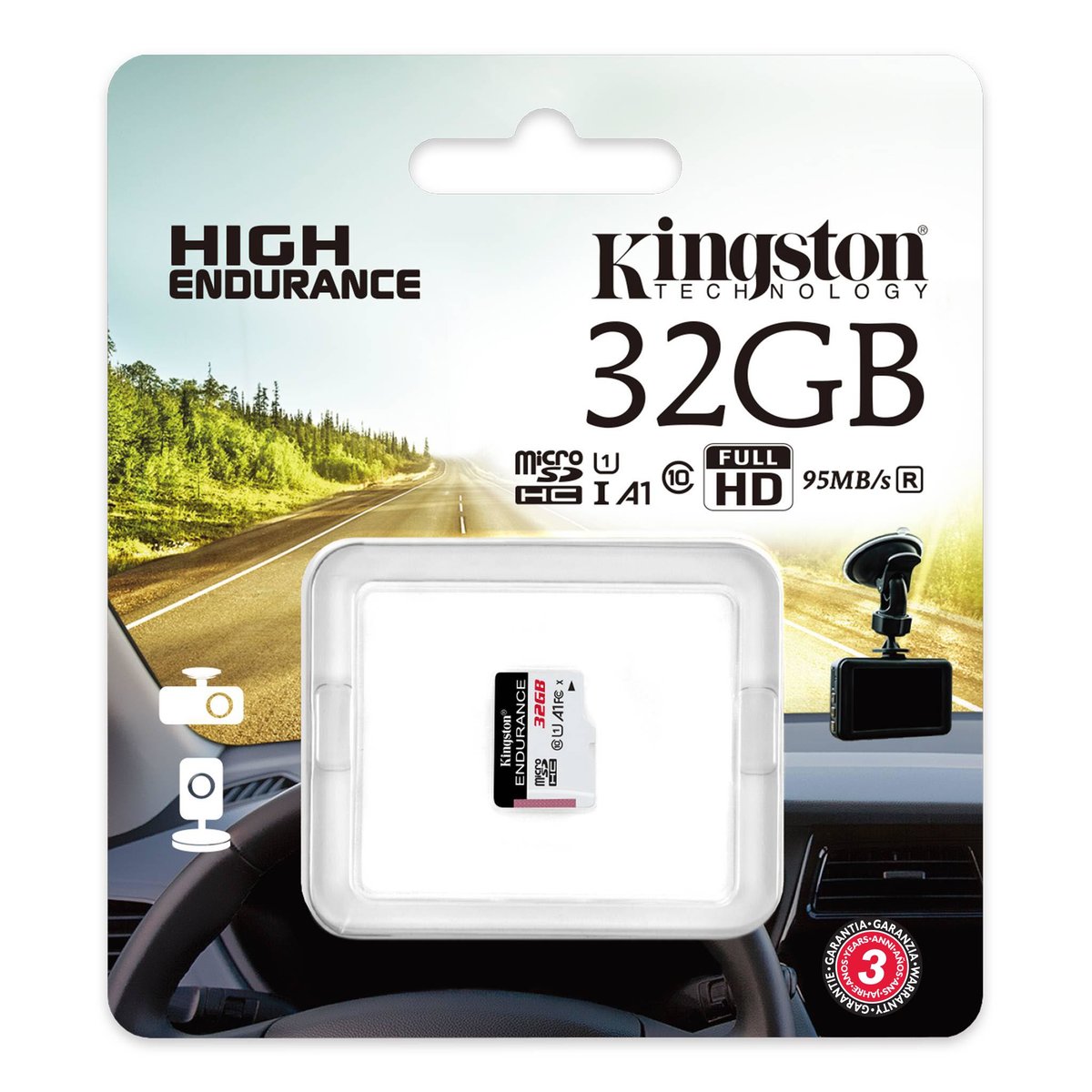 microSDHC (UHS-1 U1) Kingston Endurance 32Gb class 10 А1 (R95MB/s, W30MB/s) (SDCE/32GB) Фотография №1 microSDHC (UHS-1 U1) Kingston Endurance 32Gb class 10 А1 (R95MB/s, W30MB/s) (SDCE/32GB) смотреть фото №1