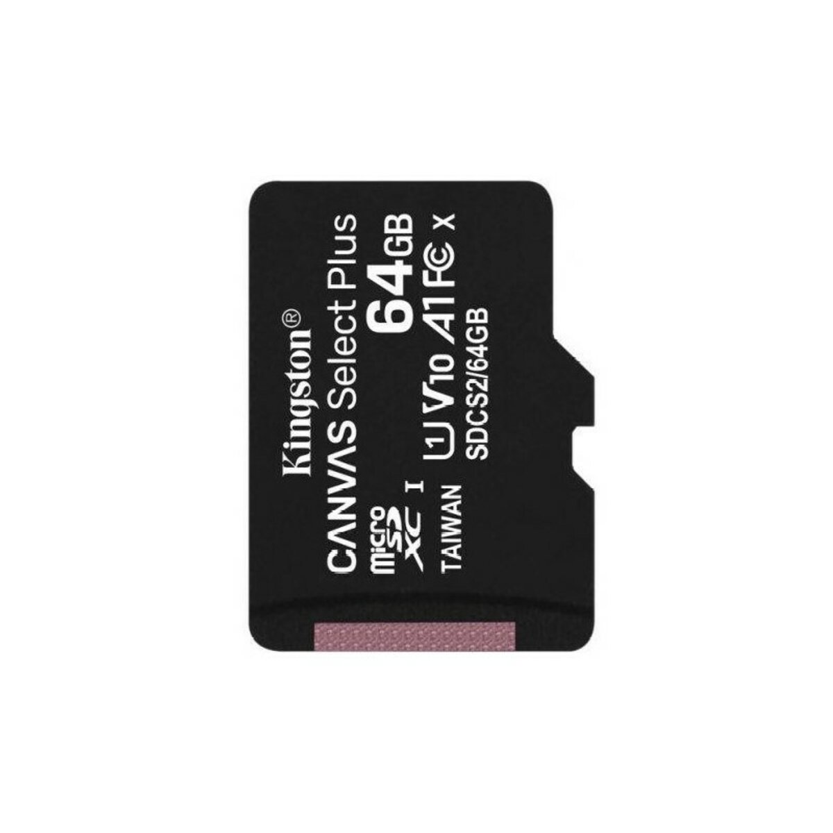 microSDXC (UHS-1) Kingston Canvas Select Plus 64Gb class 10 А1 (R-100MB/s) (SDCS2/64GBSP) Фотография №1 microSDXC (UHS-1) Kingston Canvas Select Plus 64Gb class 10 А1 (R-100MB/s) (SDCS2/64GBSP) смотреть фото №1