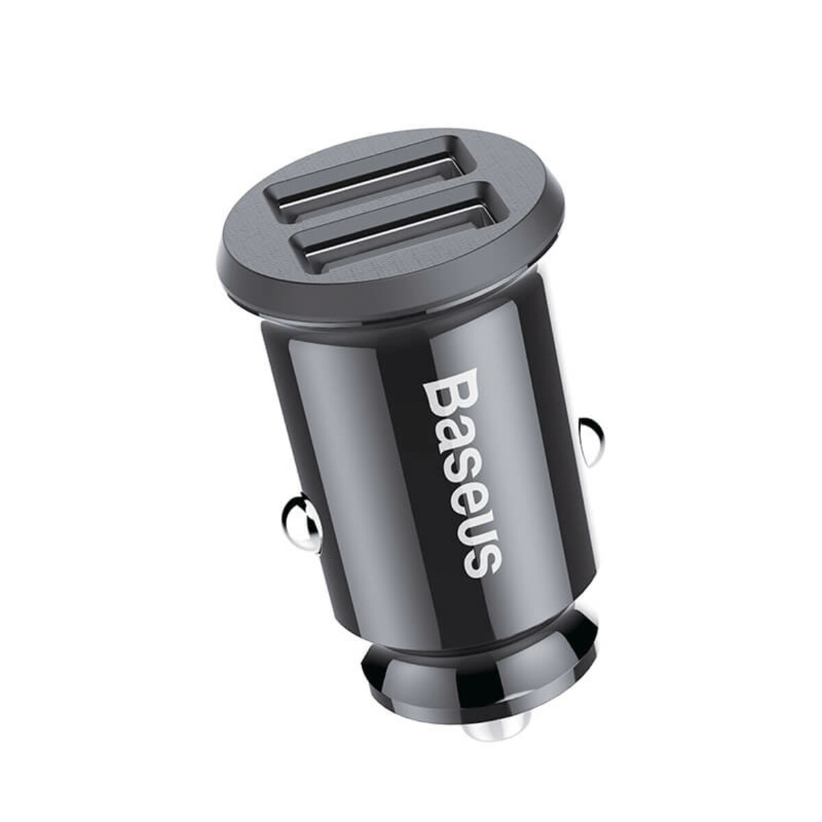 Автомобільний зарядний пристрій Baseus Grain Car Charger 3.1A Black (CCALL-ML01) на картинке №3