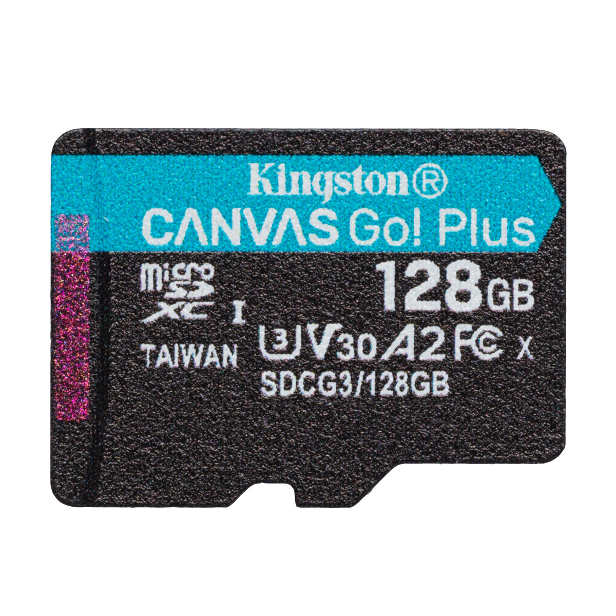 microSDXC (UHS-1 U3) Kingston Canvas Go Plus 128Gb class 10 A2 V30 (R170MB/s, W90MB/s) (SDCG3/128GBSP) Фотография №2 microSDXC (UHS-1 U3) Kingston Canvas Go Plus 128Gb class 10 A2 V30 (R170MB/s, W90MB/s) (SDCG3/128GBSP) смотреть фото №2