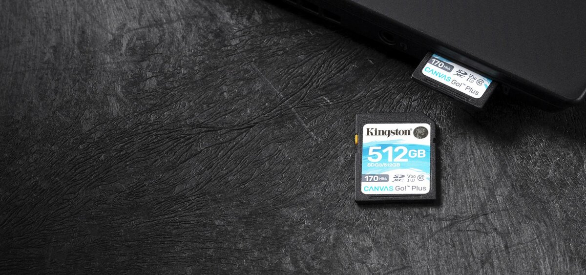 SDXC (UHS-1 U3) Kingston Canvas Go Plus 512Gb class 10 V30 (R170MB/s, W90MB/s) (SDG3/512GB) Фото 2 SDXC (UHS-1 U3) Kingston Canvas Go Plus 512Gb class 10 V30 (R170MB/s, W90MB/s) (SDG3/512GB) на картинке №2