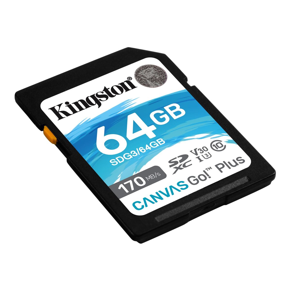 Карта памяті SDXC (UHS-1 U3) Kingston Canvas Go Plus 64Gb class 10 V30 (R170MB/s, W70MB/s) (SDG3/64GB) Фото 2 Карта памяті SDXC (UHS-1 U3) Kingston Canvas Go Plus 64Gb class 10 V30 (R170MB/s, W70MB/s) (SDG3/64GB) на картинке №2