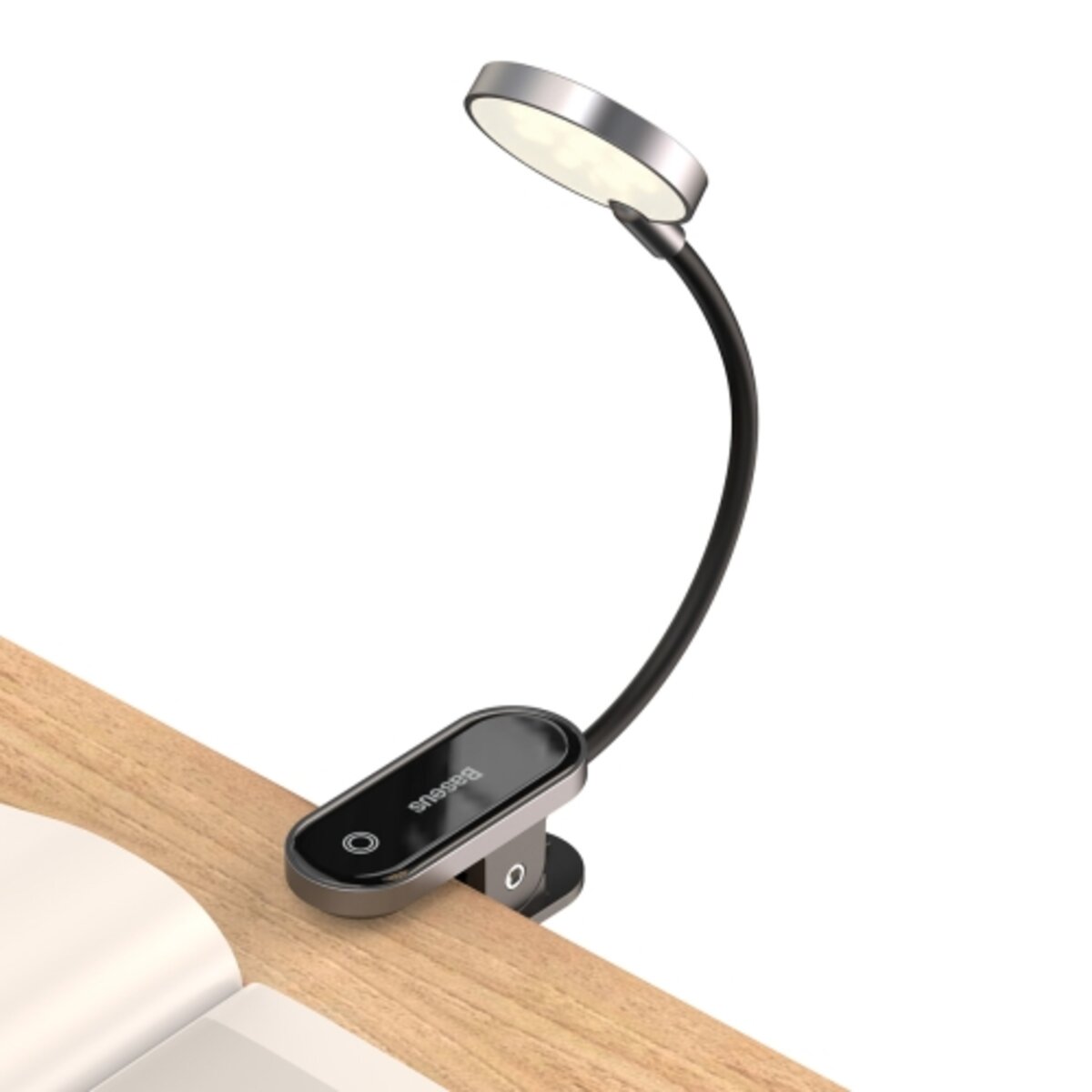 Світильник Baseus Comfort Reading Mini Clip Lamp Dark Gray (DGRAD-0G) на картинке №1