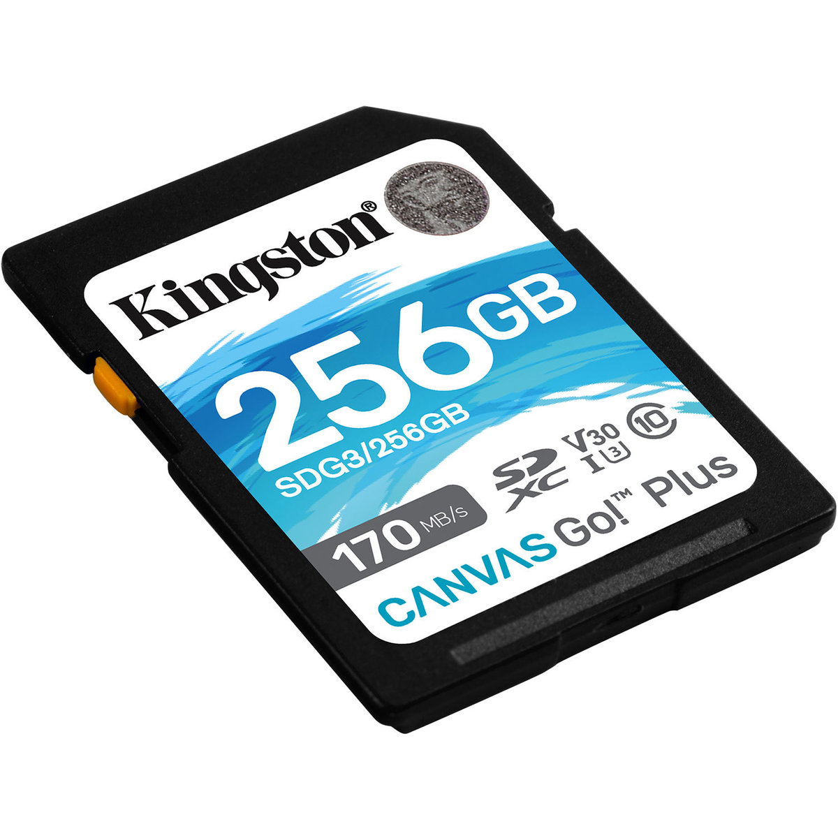 Карта памяті SDXC (UHS-1 U3) Kingston Canvas Go Plus 256Gb class 10 V30 (R170MB/s, W90MB/s) (SDG3/256GB) Фото 1 Карта памяті SDXC (UHS-1 U3) Kingston Canvas Go Plus 256Gb class 10 V30 (R170MB/s, W90MB/s) (SDG3/256GB) на картинке №1
