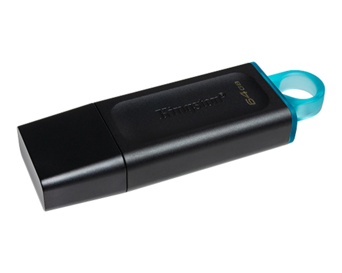 Флеш-накопичувач Kingston USB 3.2 DT Exodia 64GB Black/Teal (DTX/64GB) на малюнкі №4