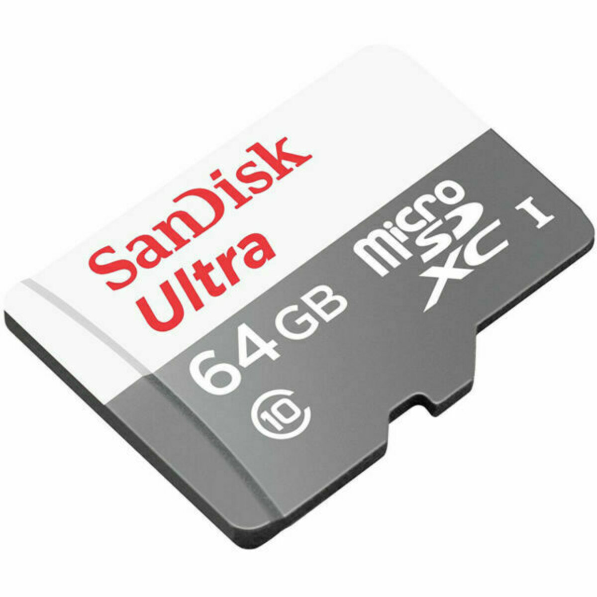microSDXC (UHS-1) SanDisk Ultra 64Gb class 10 A1 (100Mb/s) (adapter SD) (SDSQUNR-064G-GN3MA) смотреть фото №1
