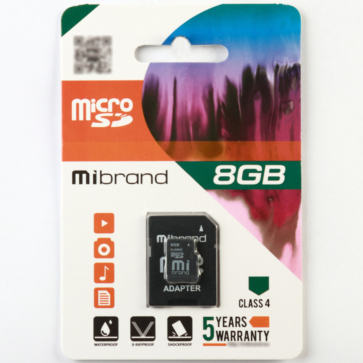 Карта памяті microSDHC Mibrand 8Gb class 4 (adapter SD) (MICDC4/8GB-A) Фотография №1 Карта памяті microSDHC Mibrand 8Gb class 4 (adapter SD) (MICDC4/8GB-A) смотреть фото №1