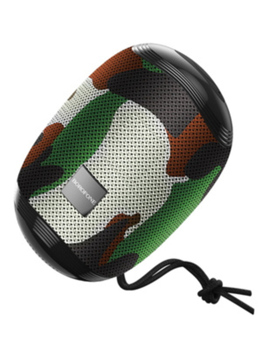 Портативна колонка BOROFONE BR6 Miraculous sports wireless speaker Camouflage Green (BR6CE) смотреть фото №2