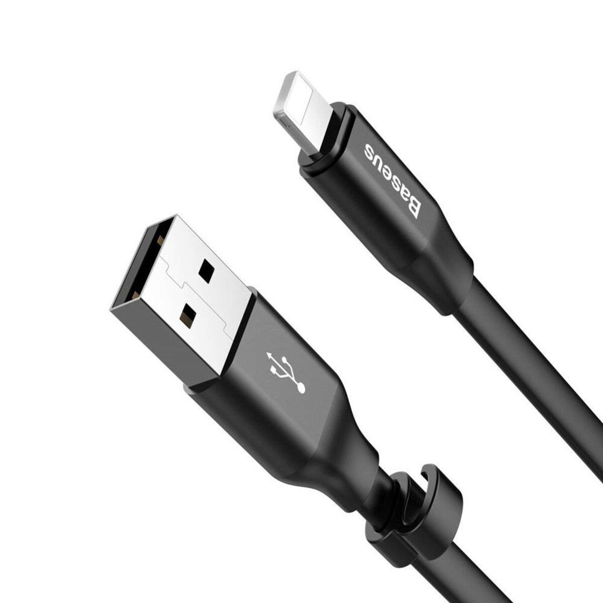 Кабель Baseus Nimble Portable Cable For Apple 23CM Black Фотографія №5 Кабель Baseus Nimble Portable Cable For Apple 23CM Black на малюнкі №5