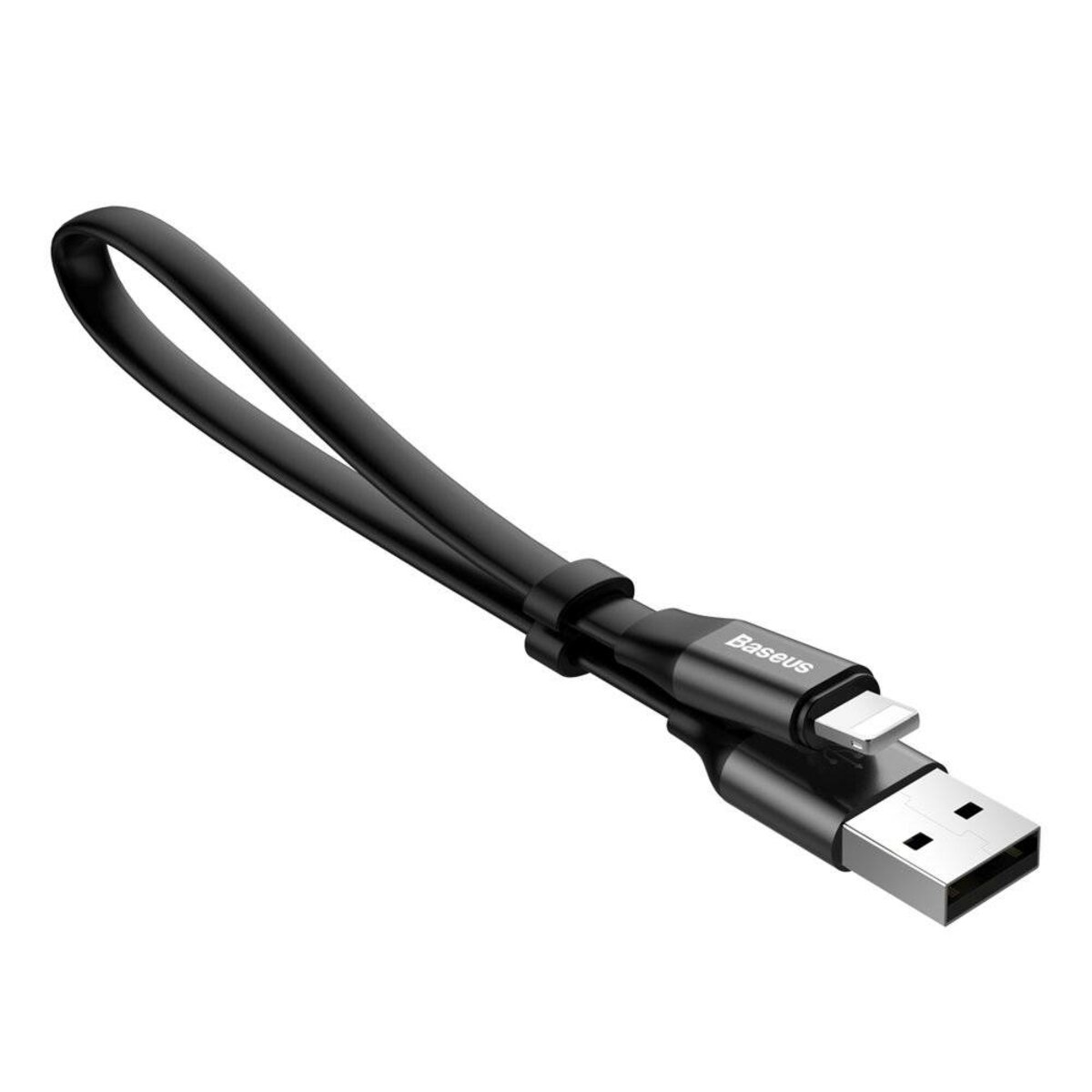 Кабель Baseus Nimble Portable Cable For Apple 23CM Black Фотографія №3 Кабель Baseus Nimble Portable Cable For Apple 23CM Black на малюнкі №3