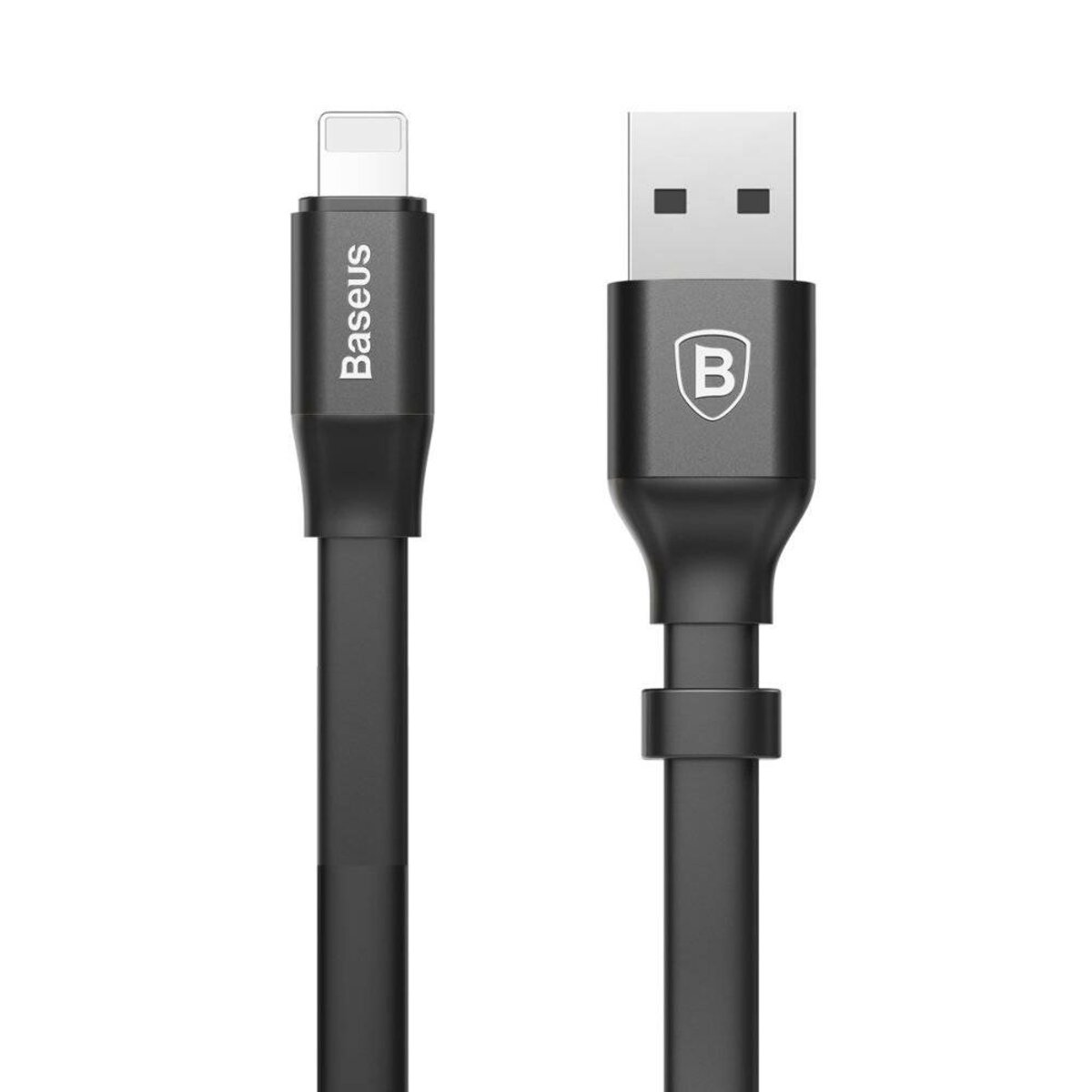 Кабель Baseus Nimble Portable Cable For Apple 23CM Black Фотографія №2 Кабель Baseus Nimble Portable Cable For Apple 23CM Black на малюнкі №2