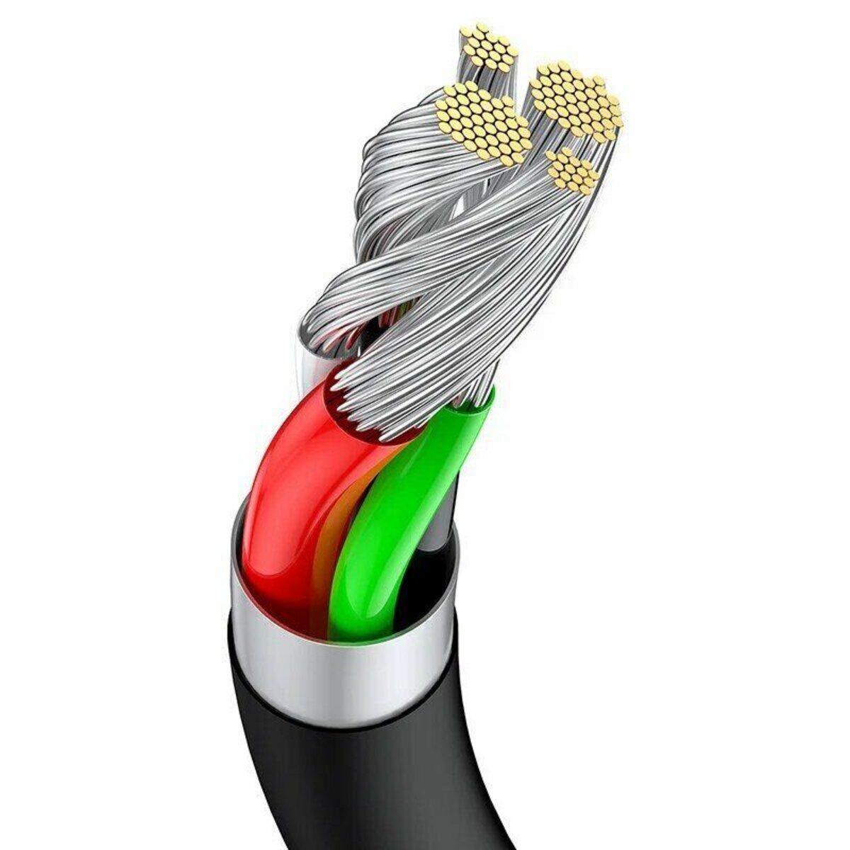 Кабель Baseus Superior Series USB to Type-C 66W 1m Black на картинке №5