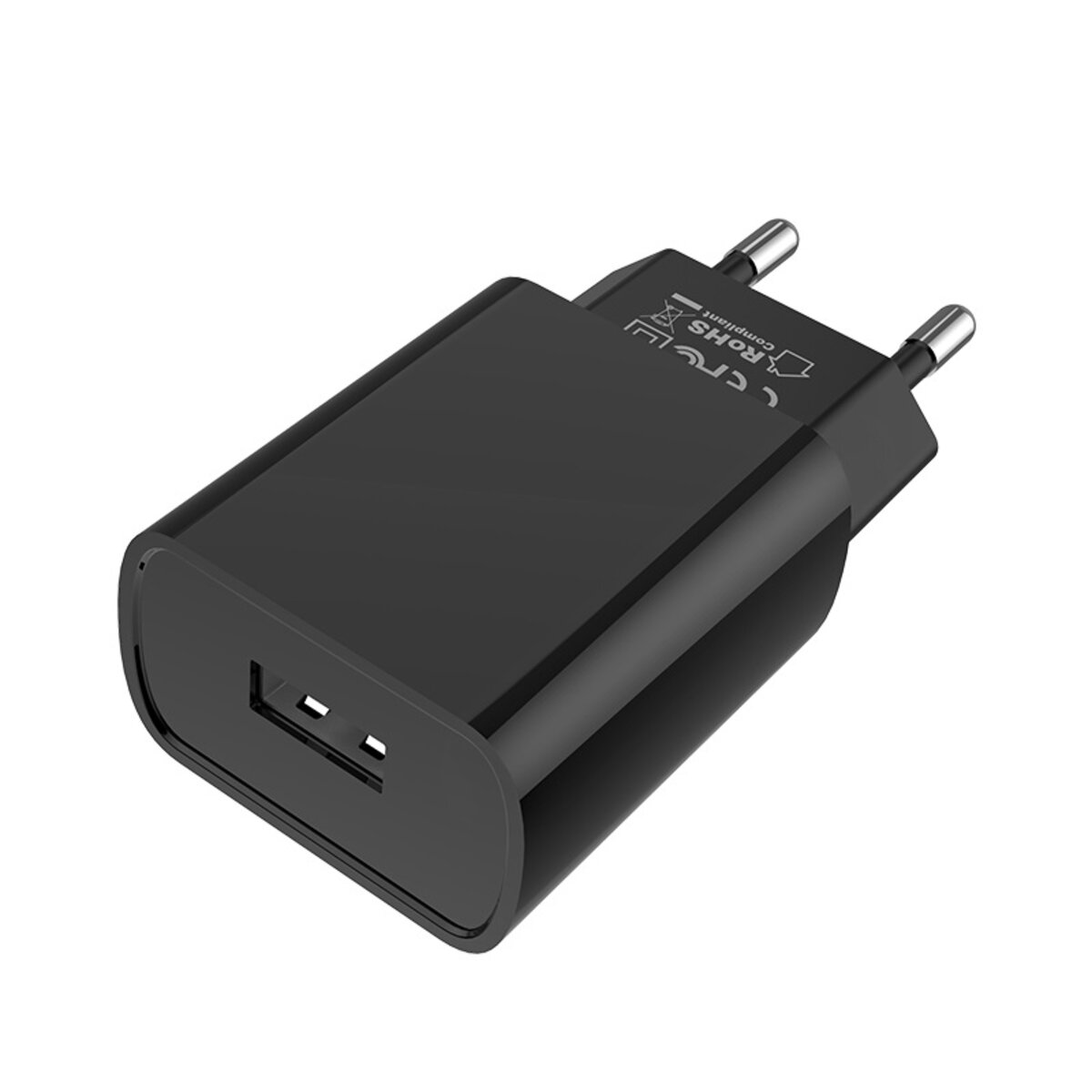 Мережевий зарядний пристрій BOROFONE BA20A Sharp single port charger set(Lightning) 10.5W Black (BA20ALB) на картинке №3