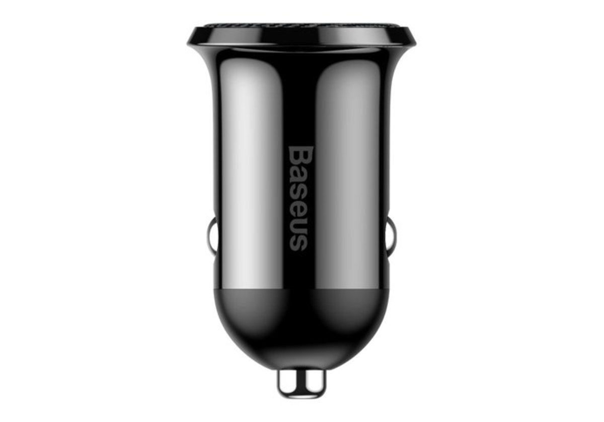 Автомобільний зарядний пристрій Baseus Grain Pro Car Charger (Dual USB 4.8A ) Black (CCALLP-01) на картинке №4