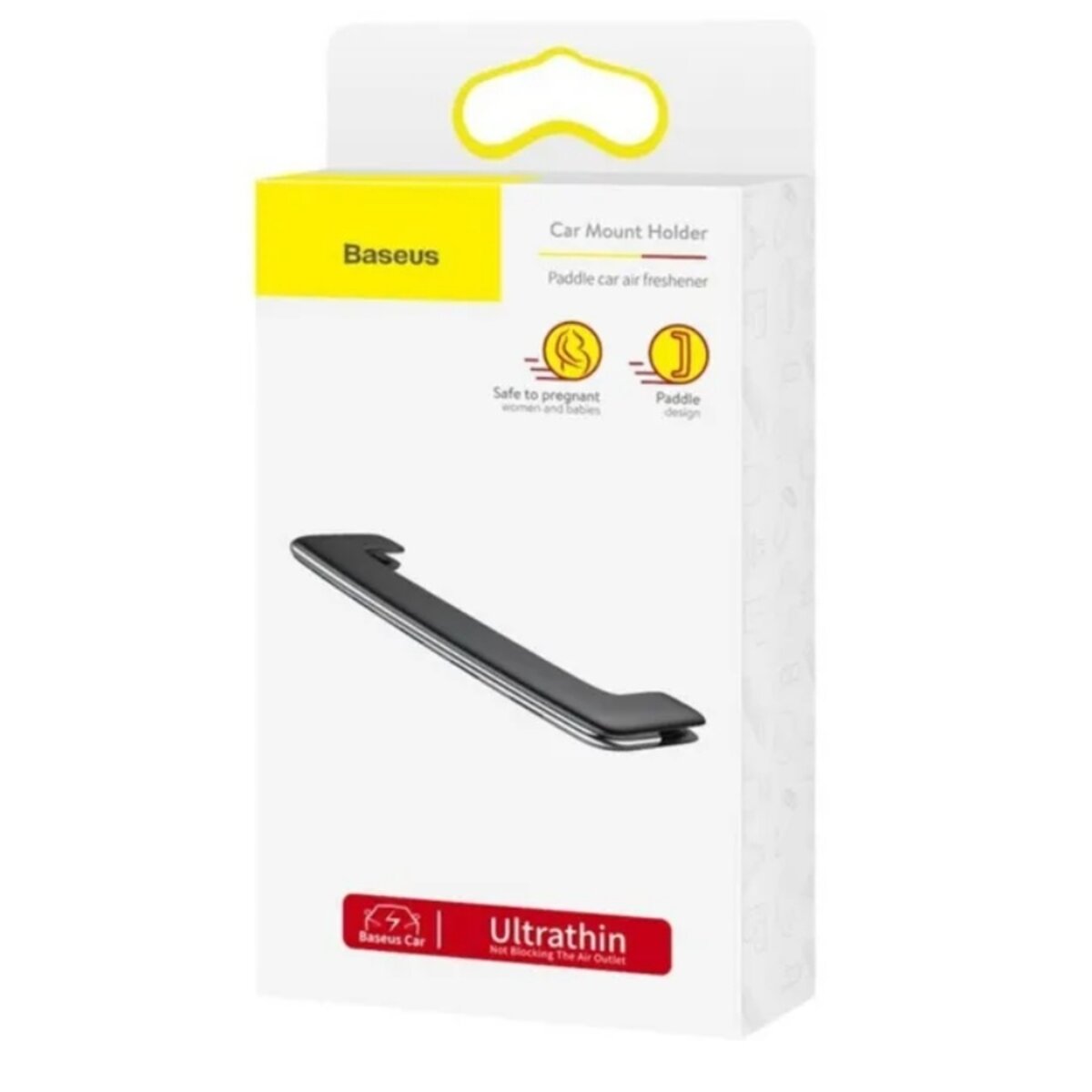 Автомобільний освіжувач повітря Baseus Paddle car air freshener Black (SUXUN-BP01) на малюнкі №2