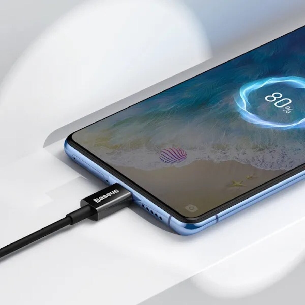 Кабель Baseus Superior Series Fast Charging Data Cable USB to Micro 2A 1m Black (CAMYS-01) Фотографія №7 Кабель Baseus Superior Series Fast Charging Data Cable USB to Micro 2A 1m Black (CAMYS-01) на малюнкі №7