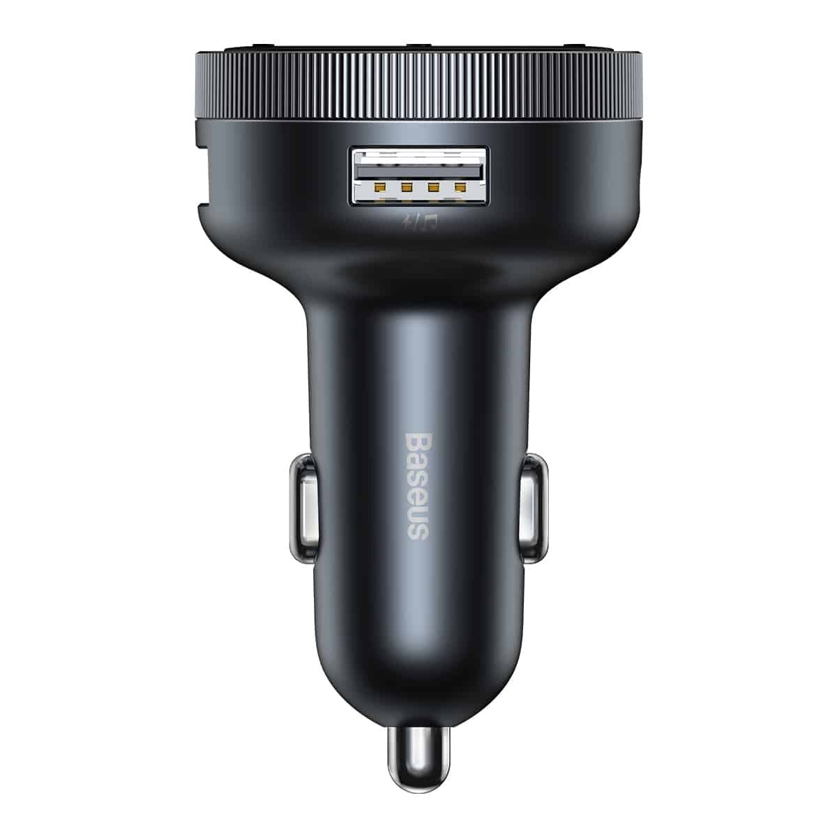 АЗП з FM-модулятором Baseus Enjoy Car Wireless MP3 Charger (Wireless 5.0+5V/3.4A) Black (CCLH-01) на картинке №4