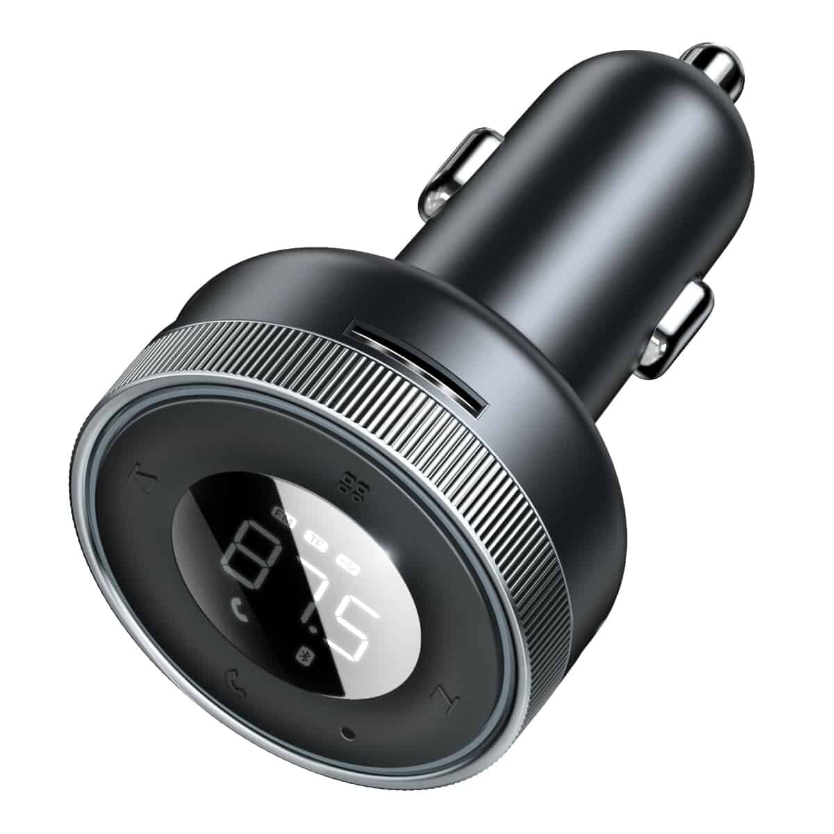 АЗП з FM-модулятором Baseus Enjoy Car Wireless MP3 Charger (Wireless 5.0+5V/3.4A) Black (CCLH-01) на картинке №5