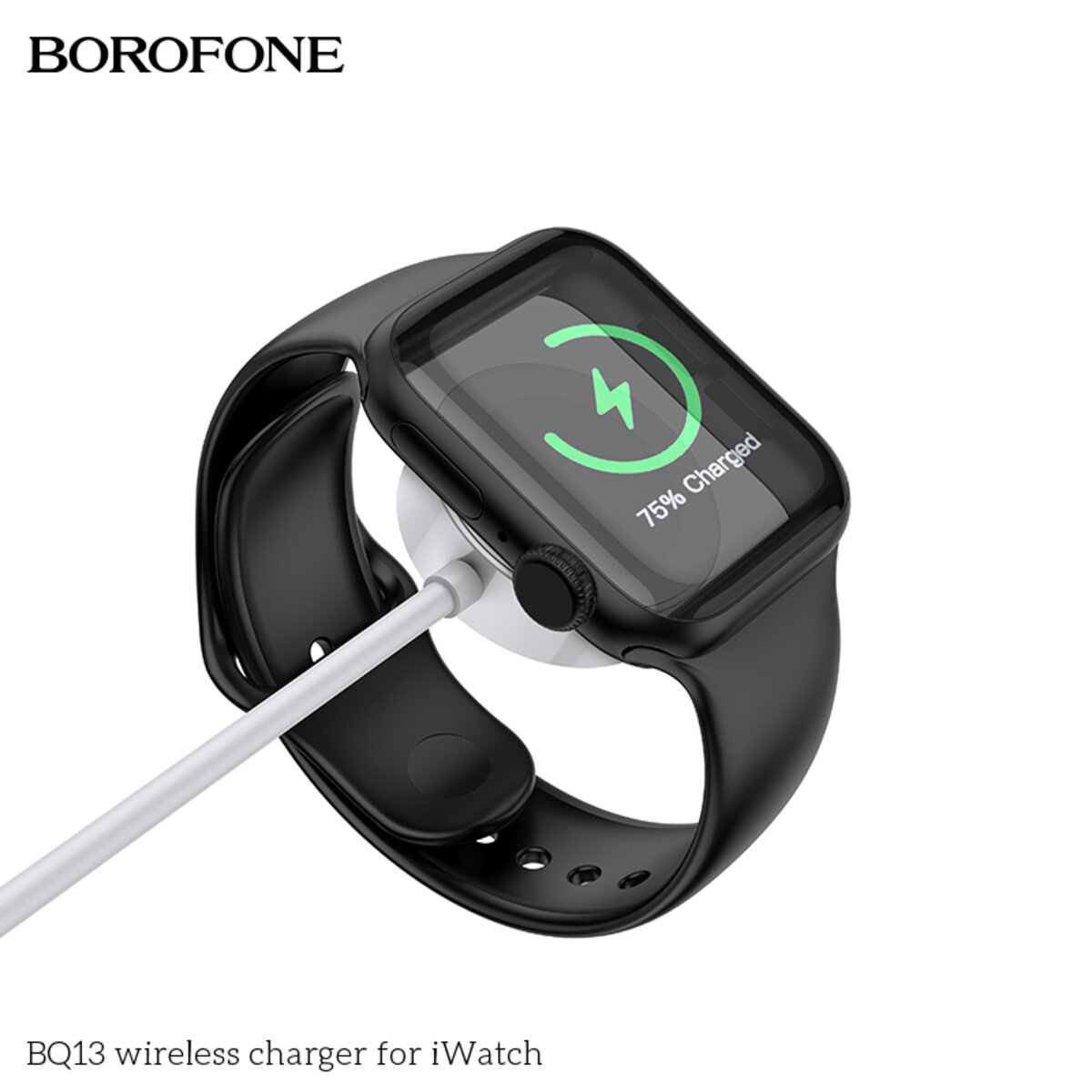 Бездротовий зарядний пристрій BOROFONE BQ13 wireless charger for iWatch White Фотографія №3 Бездротовий зарядний пристрій BOROFONE BQ13 wireless charger for iWatch White на малюнкі №3