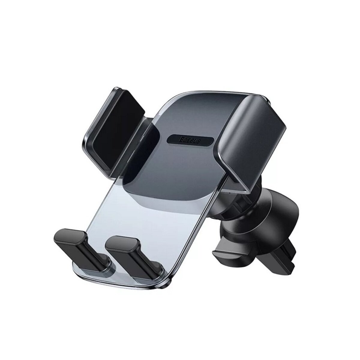Автотримач для телефона Baseus Easy Control Clamp Car Mount Holder (Air Outlet Version)Black (SUYK000101) на картинке №1