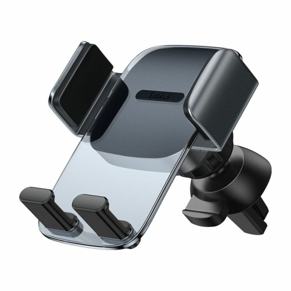 Автотримач для телефона Baseus Easy Control Clamp Car Mount Holder (A Set)  Black на малюнкі №3