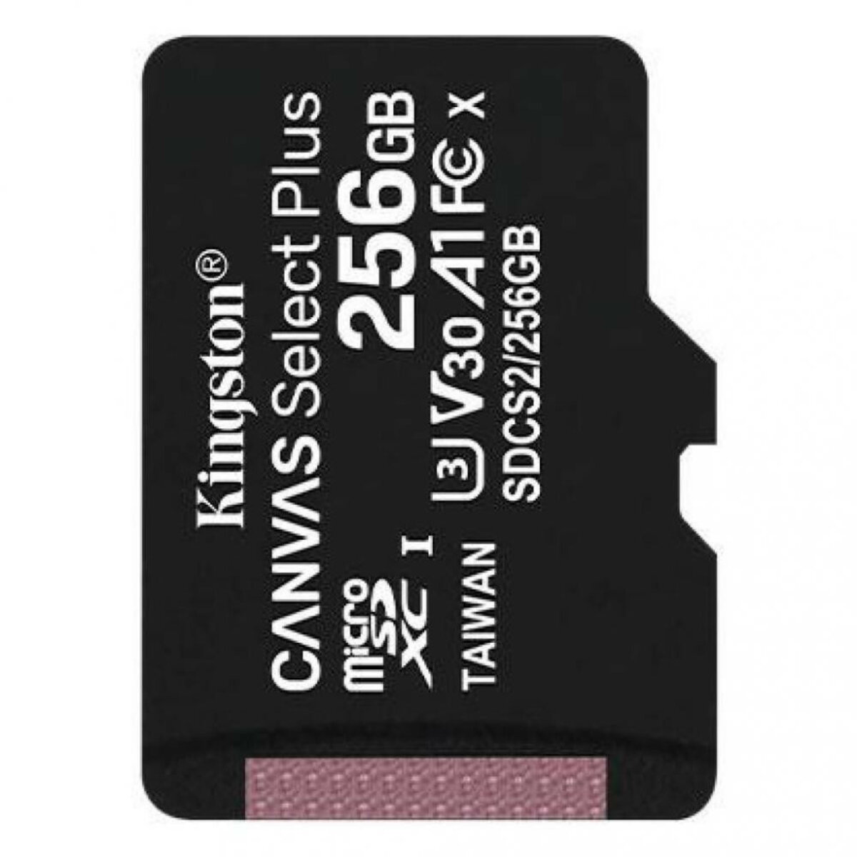 microSDXC (UHS-1) Kingston Canvas Select Plus 256Gb class 10 А1 (R-100MB/s) (SDCS2/256GBSP) Фотография №1 microSDXC (UHS-1) Kingston Canvas Select Plus 256Gb class 10 А1 (R-100MB/s) (SDCS2/256GBSP) смотреть фото №1
