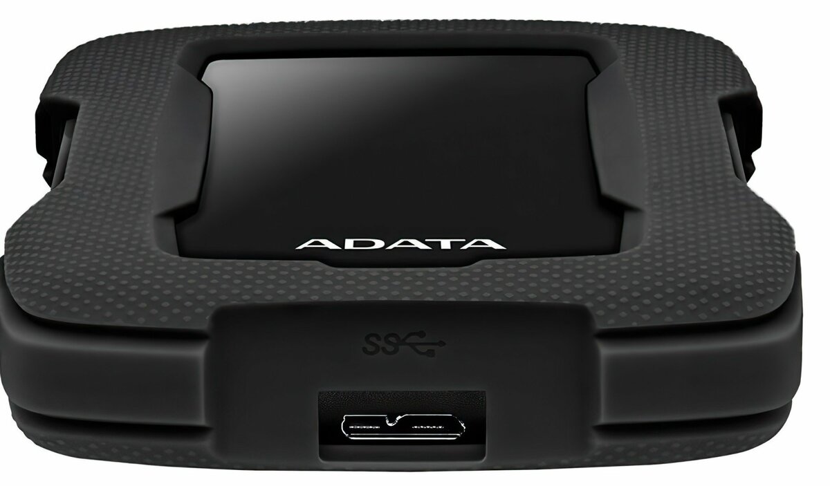 Зовнішній жорсткий диск PHD External 2.5 ADATA USB 3.1 DashDrive Durable HD330 1TB Black (AHD330-1TU31-CBK) на картинке №3