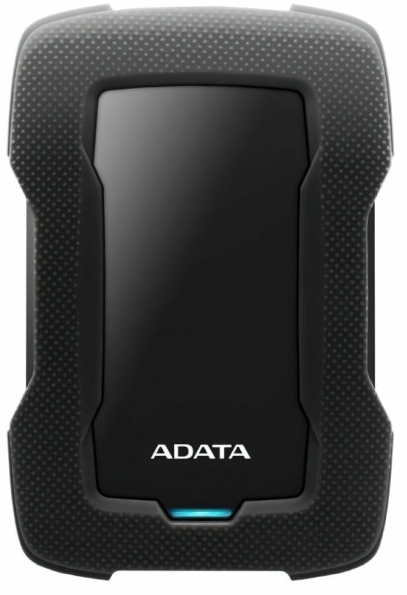 Зовнішній жорсткий диск PHD External 2.5 ADATA USB 3.1 DashDrive Durable HD330 1TB Black (AHD330-1TU31-CBK) на картинке №1