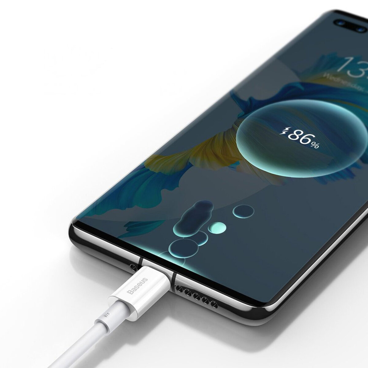 Кабель Baseus Superior Series Fast Charging Data Cable USB to Type-C 66W 2m White на малюнкі №8