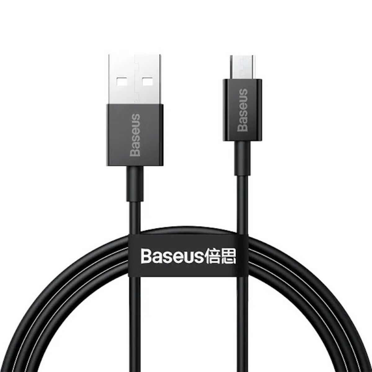 Кабель Baseus Superior Series Fast Charging Data Cable USB to Micro 2A 2m Black на картинке №1