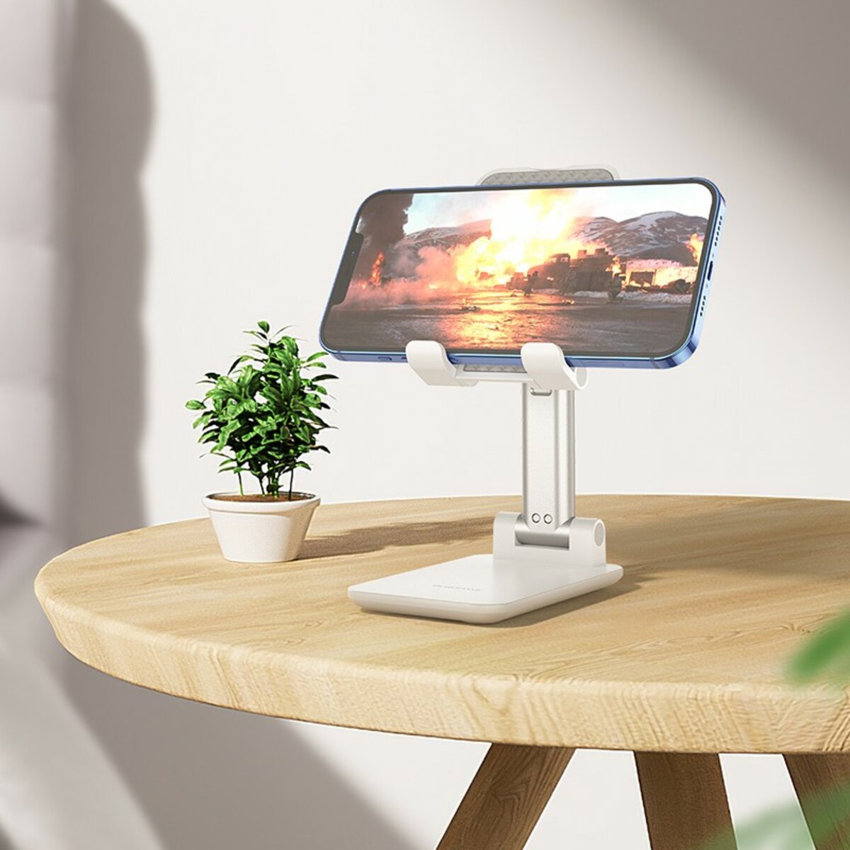 Тримач для мобільного BOROFONE BH42 Lite Star folding desktop stand White (BH42LW) Фотография №3 Тримач для мобільного BOROFONE BH42 Lite Star folding desktop stand White (BH42LW) смотреть фото №3