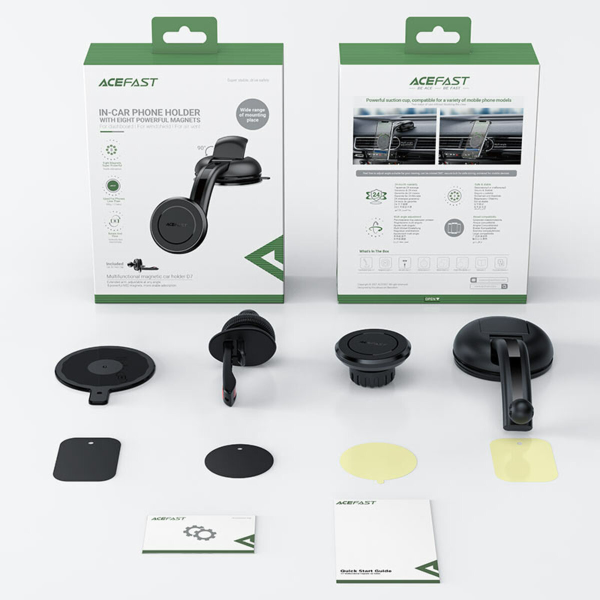 Автотримач для телефона ACEFAST D7 multifunctional magnetic car holder на малюнкі №7