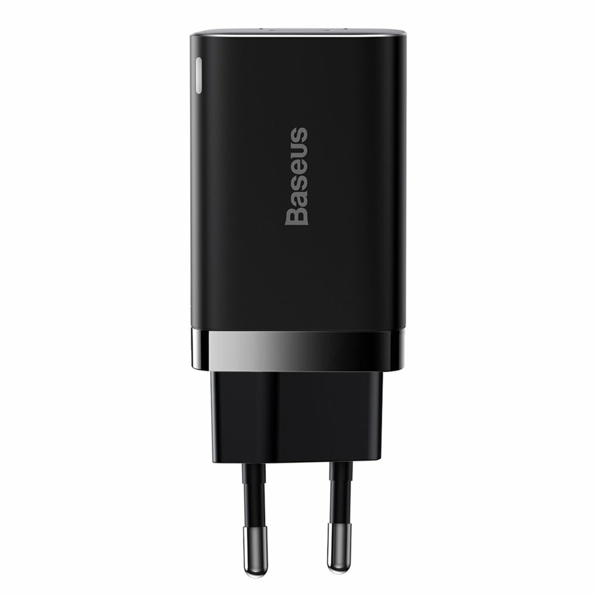 Мережевий зарядний пристрій Baseus Super Si Pro Quick Charger C+U 30W EU Black (CCSUPP-E01) на картинке №1