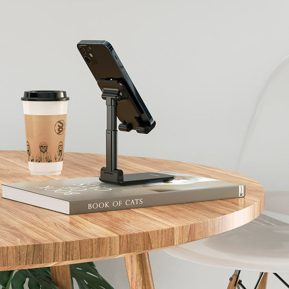 Тримач для мобільного BOROFONE BH42 Lite Star folding desktop stand Black (BH42LB) Фотография №4 Тримач для мобільного BOROFONE BH42 Lite Star folding desktop stand Black (BH42LB) смотреть фото №4