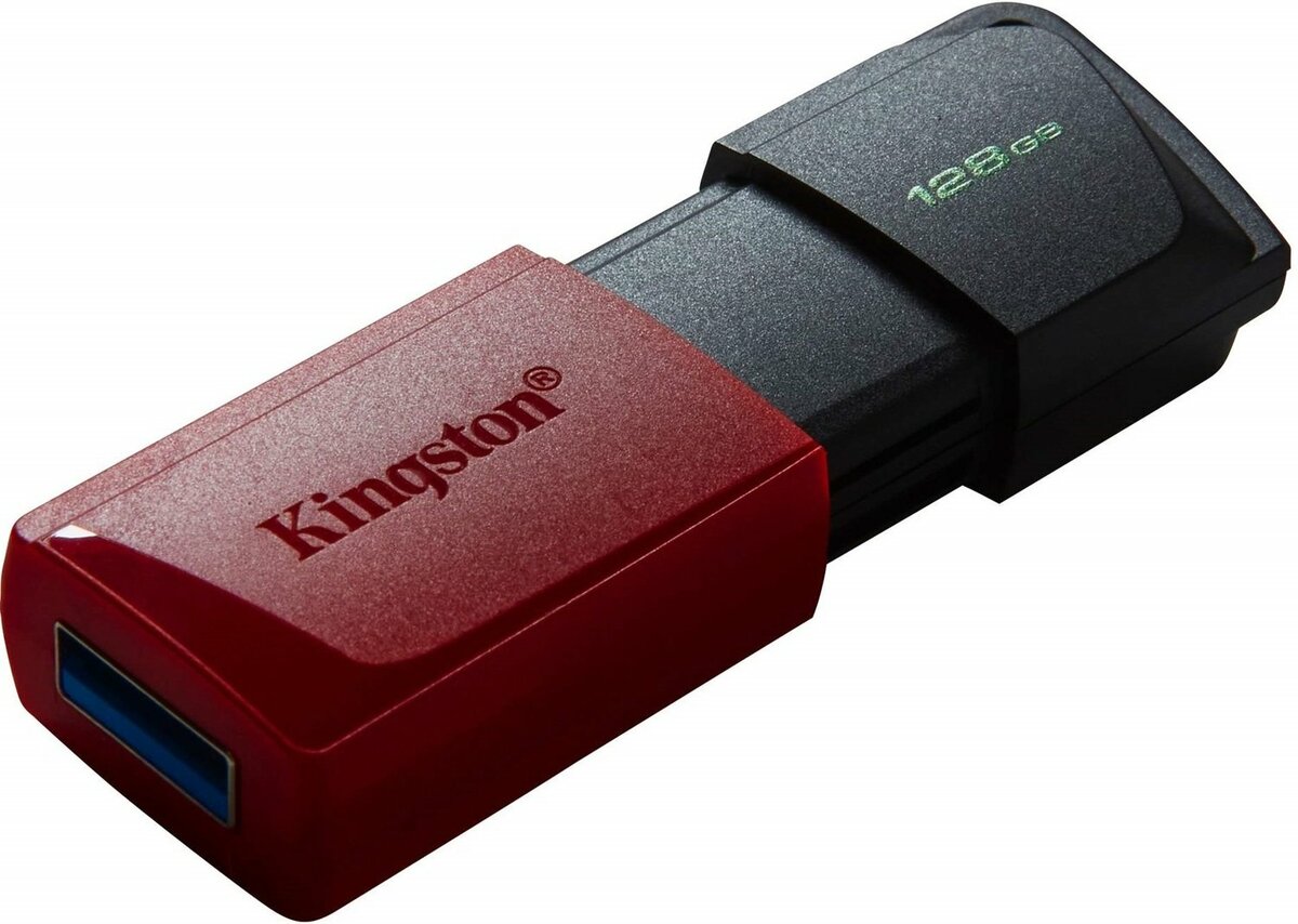 Флеш-накопичувач Kingston USB 3.2 DT Exodia M 128GB Black/Red (DTXM/128GB) на картинке №3