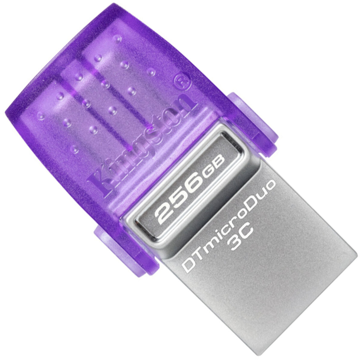 Флеш-накопичувач Kingston USB 3.2 DT microDuo 3C 256GB (Type-A/Type-C) (200Mb/s) (DTDUO3CG3/256GB) на картинке №3