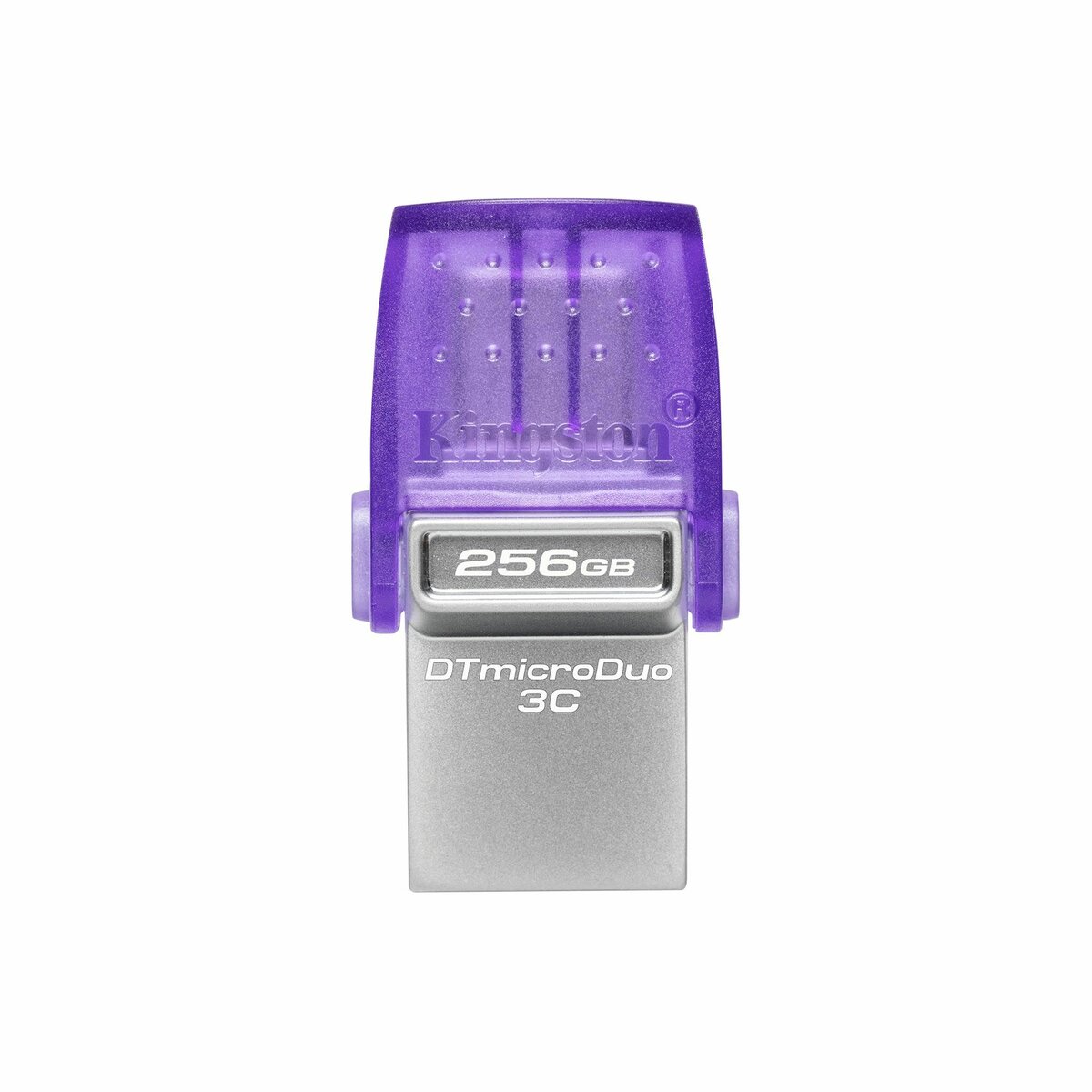 Флеш-накопичувач Kingston USB 3.2 DT microDuo 3C 256GB (Type-A/Type-C) (200Mb/s) (DTDUO3CG3/256GB) на картинке №1
