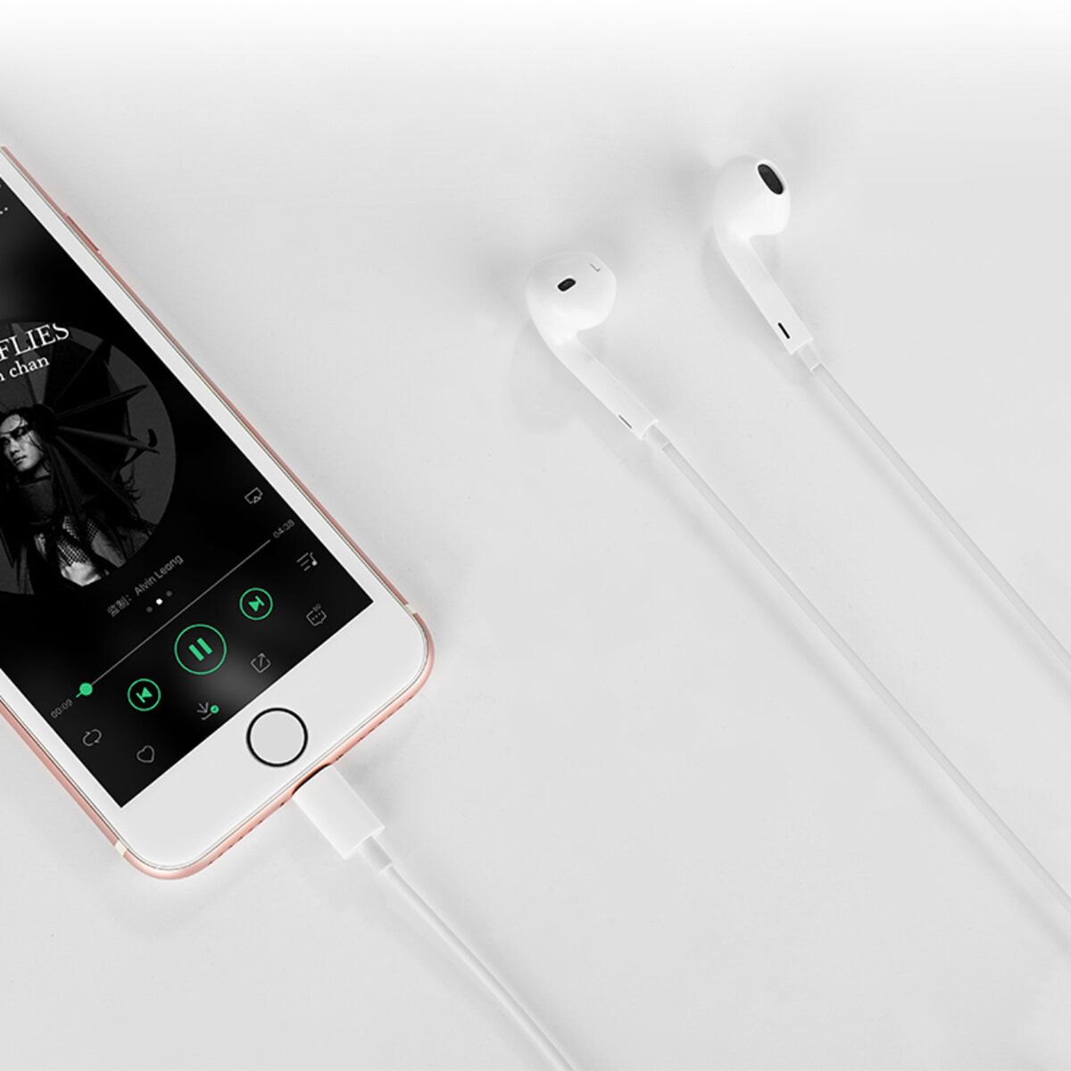 Навушники HOCO L7 Plus Original series earphones White Фотографія №7 Навушники HOCO L7 Plus Original series earphones White на малюнкі №7