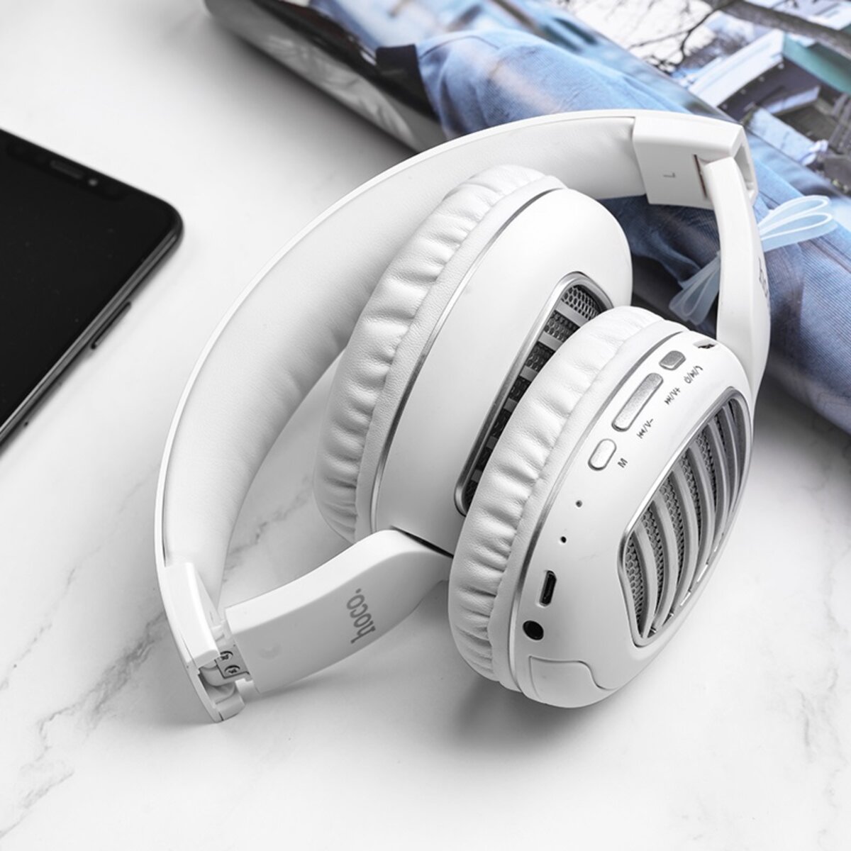 Бездротові навушники HOCO W23 Brilliant sound wireless headphones Black Фотографія №1 Бездротові навушники HOCO W23 Brilliant sound wireless headphones Black на малюнкі №1