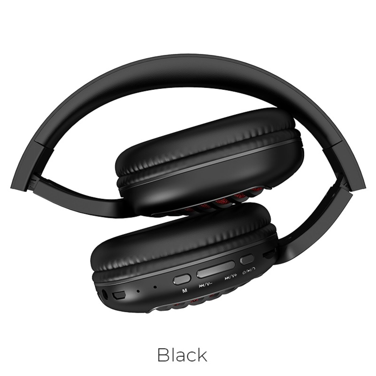 Бездротові навушники HOCO W23 Brilliant sound wireless headphones Black Фотографія №2 Бездротові навушники HOCO W23 Brilliant sound wireless headphones Black на малюнкі №2
