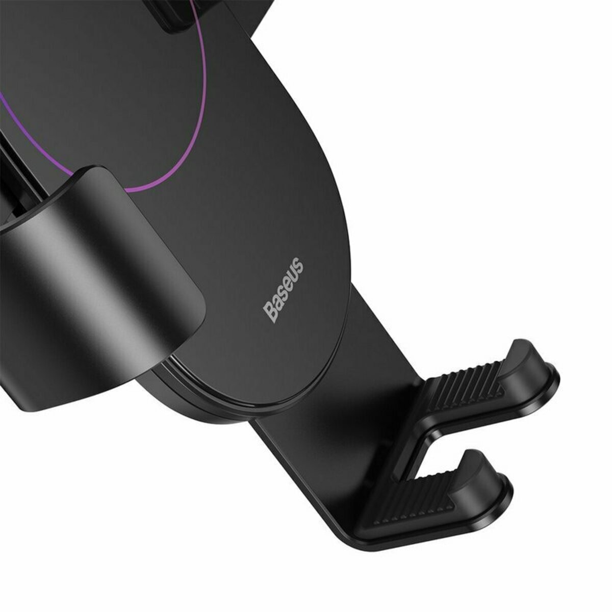 Автотримач для телефона Baseus Simplism gravity car mount holder with suction base Black на малюнкі №4