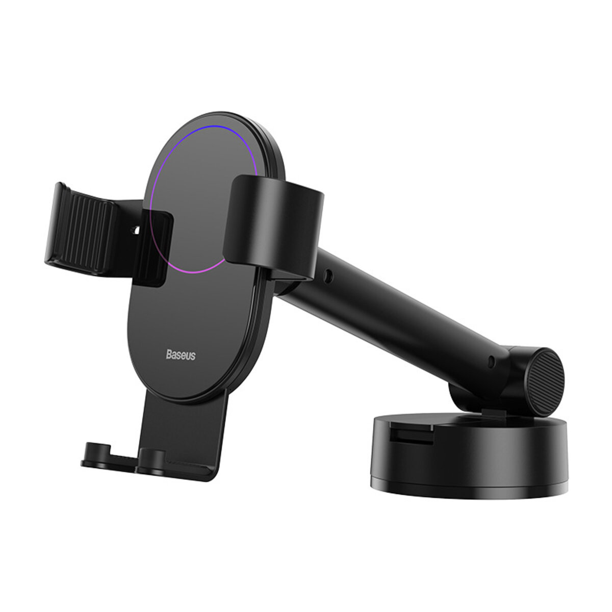 Автотримач для телефона Baseus Simplism gravity car mount holder with suction base Black на малюнкі №1