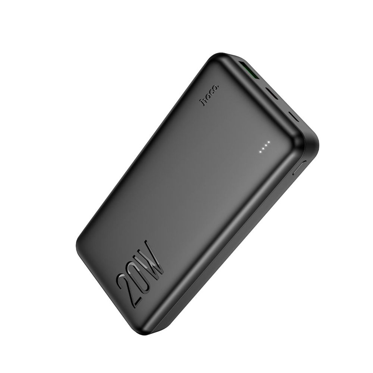 Зовнішній акумулятор HOCO J87A Tacker PD20W+QC3.0 power bank(20000mAh) Black на картинке №1