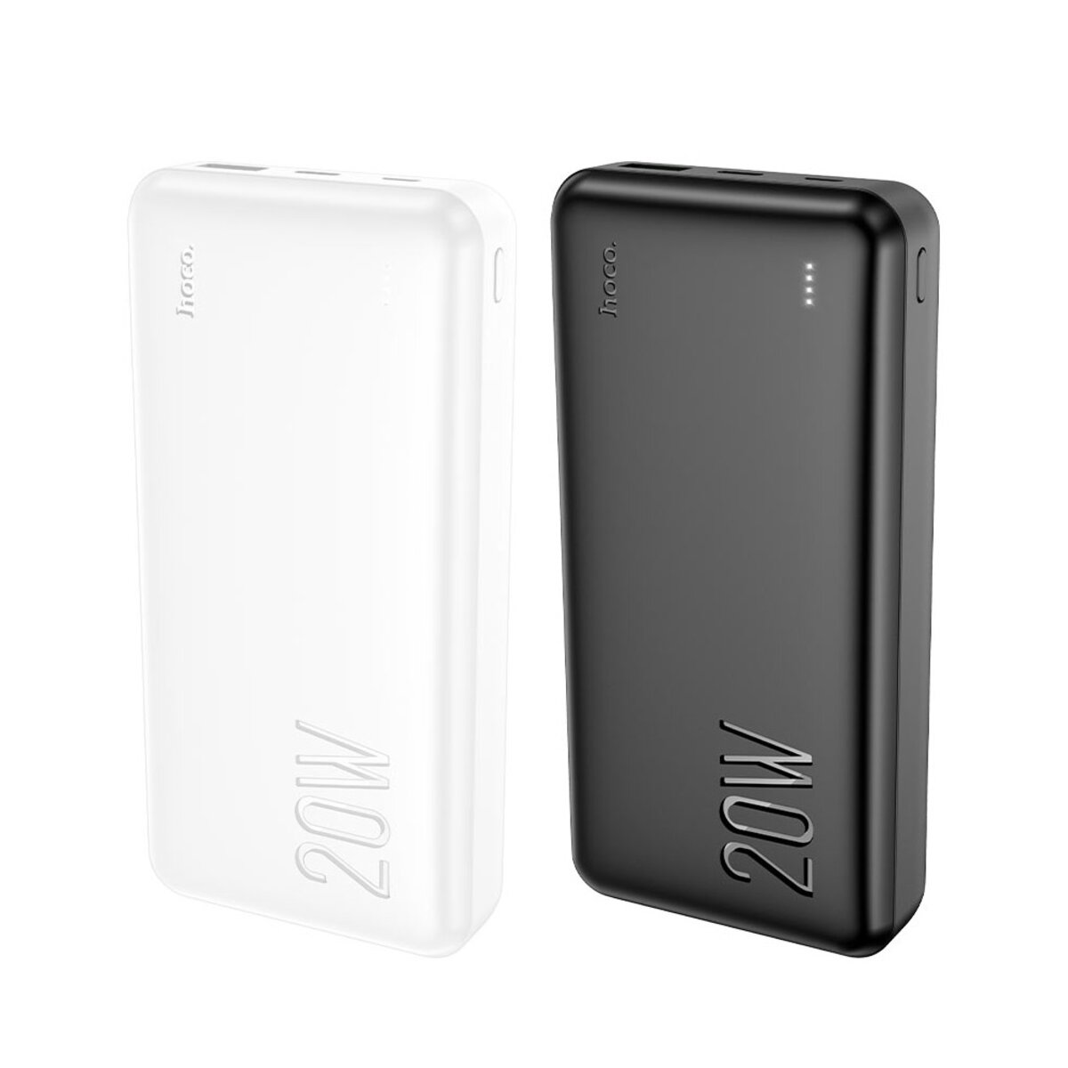 Зовнішній акумулятор HOCO J87A Tacker PD20W+QC3.0 power bank(20000mAh) Black на картинке №3