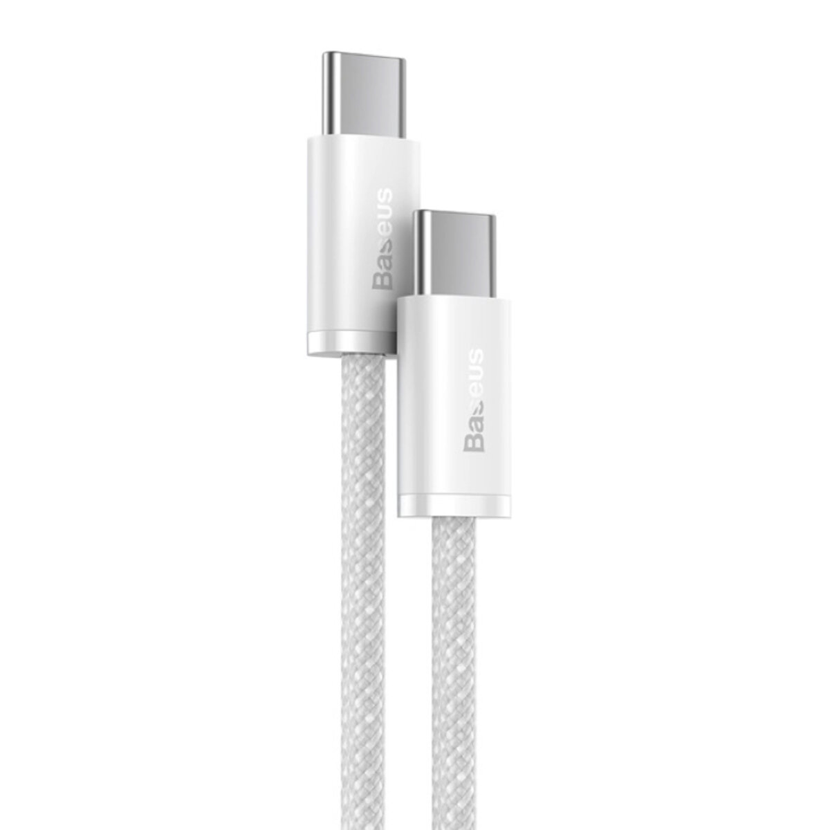 Кабель Baseus Dynamic Series Fast Charging Data Cable Type-C to Type-C 100W 2m White Фотографія №1 Кабель Baseus Dynamic Series Fast Charging Data Cable Type-C to Type-C 100W 2m White на малюнкі №1