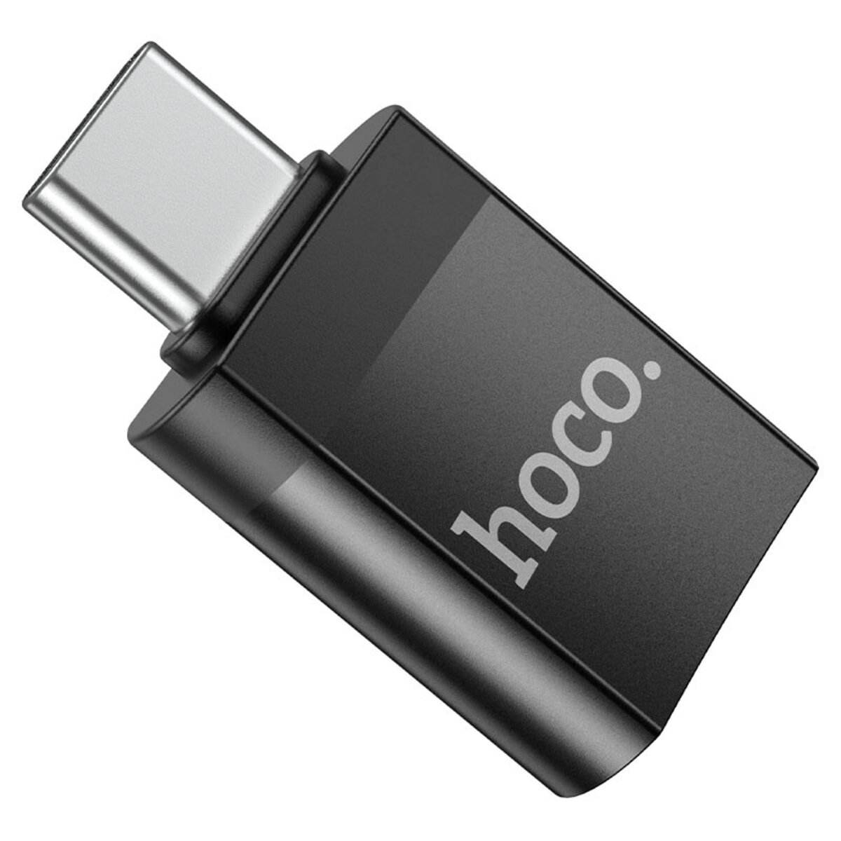 Адаптер HOCO UA17 Type-C male to USB female USB3.0 adapter Black (6931474762016) смотреть фото №4