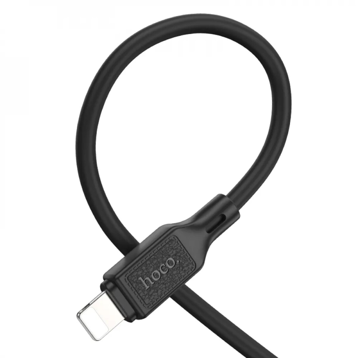 Кабель HOCO X90 Cool silicone PD charging data cable for iP Black на малюнкі №3