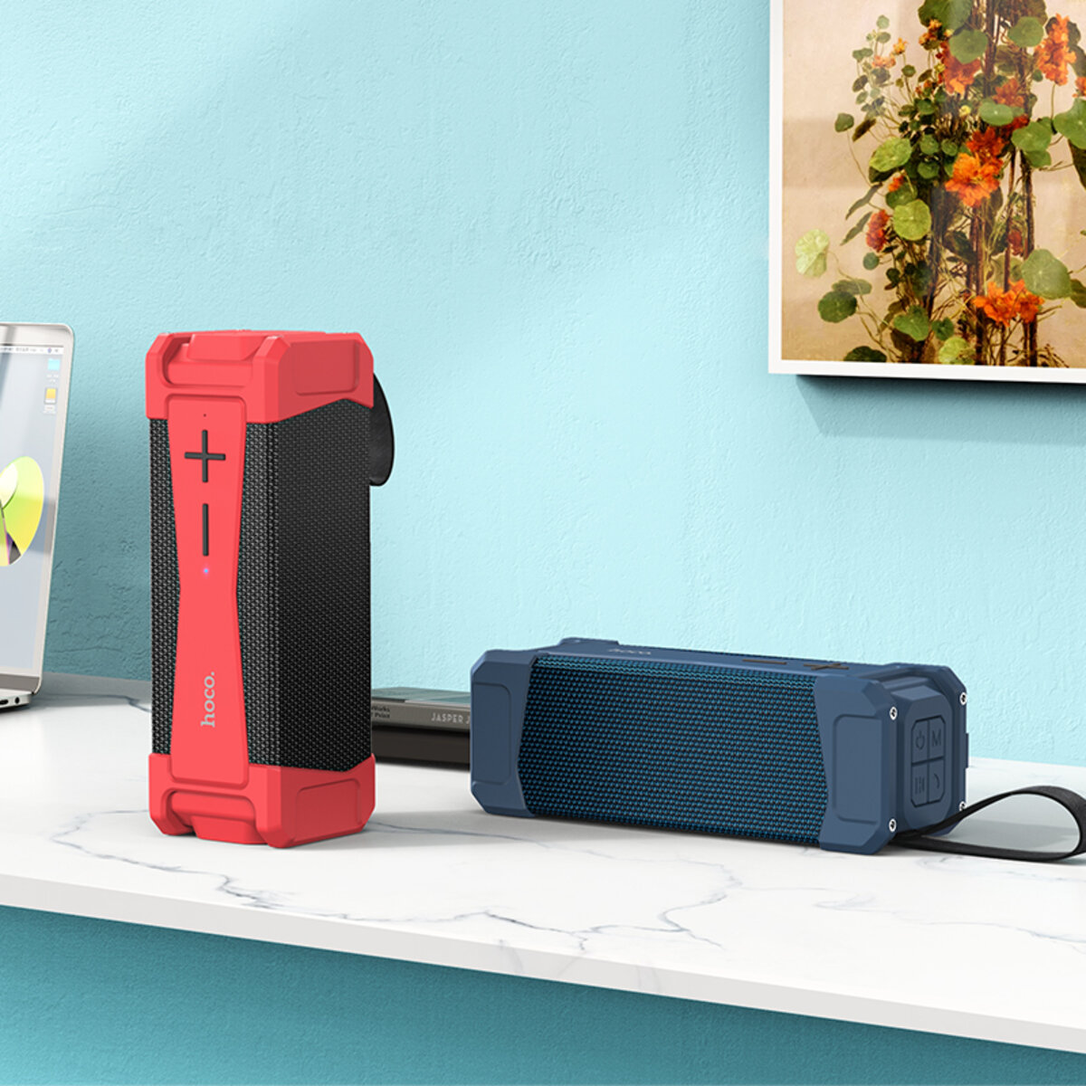 Портативна колонка HOCO HC6 Magic sports BT speaker Navy Blue Фотографія №3 Портативна колонка HOCO HC6 Magic sports BT speaker Navy Blue на малюнкі №3