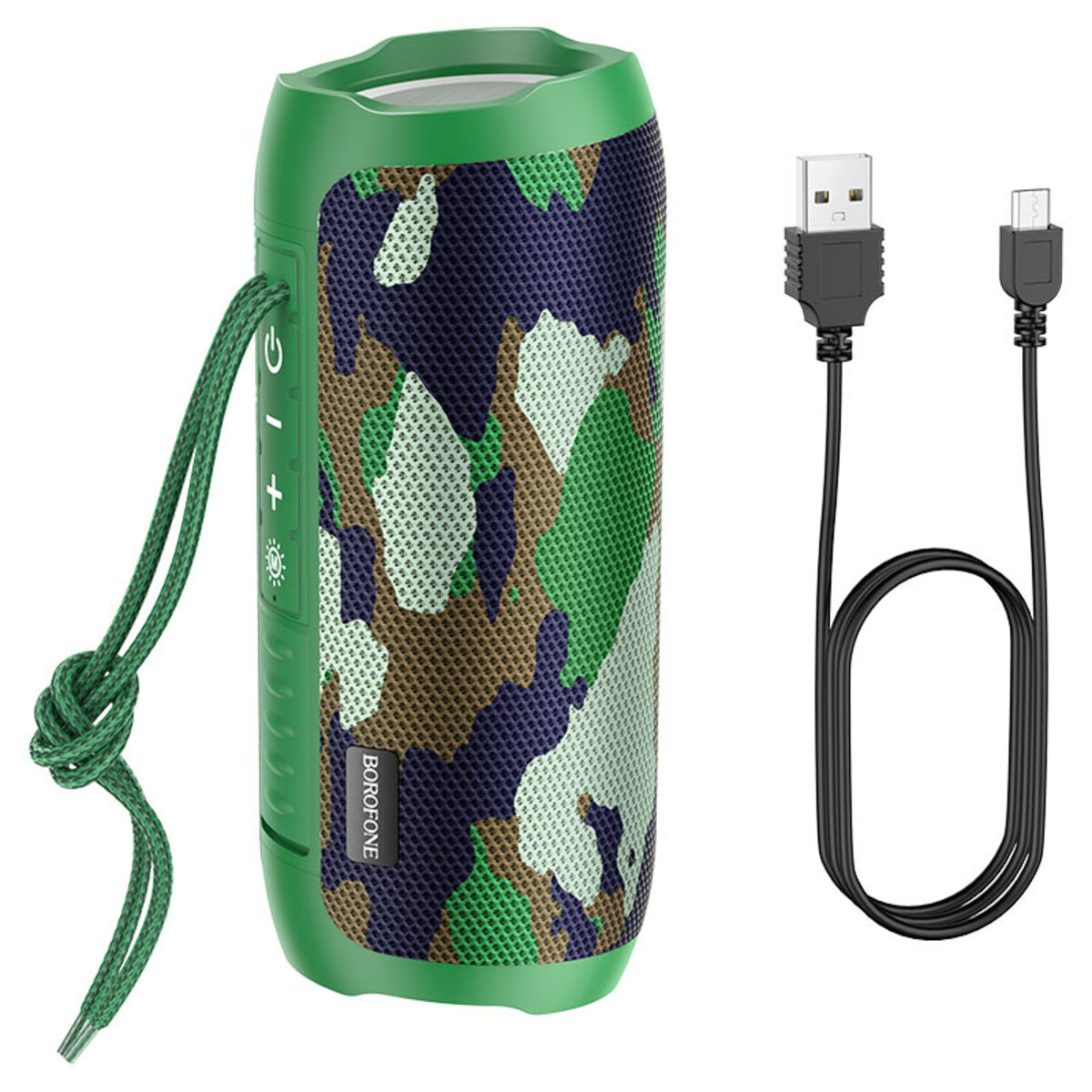 Портативна колонка BOROFONE BR21 Sports BT speaker Camouflage Green на малюнкі №2