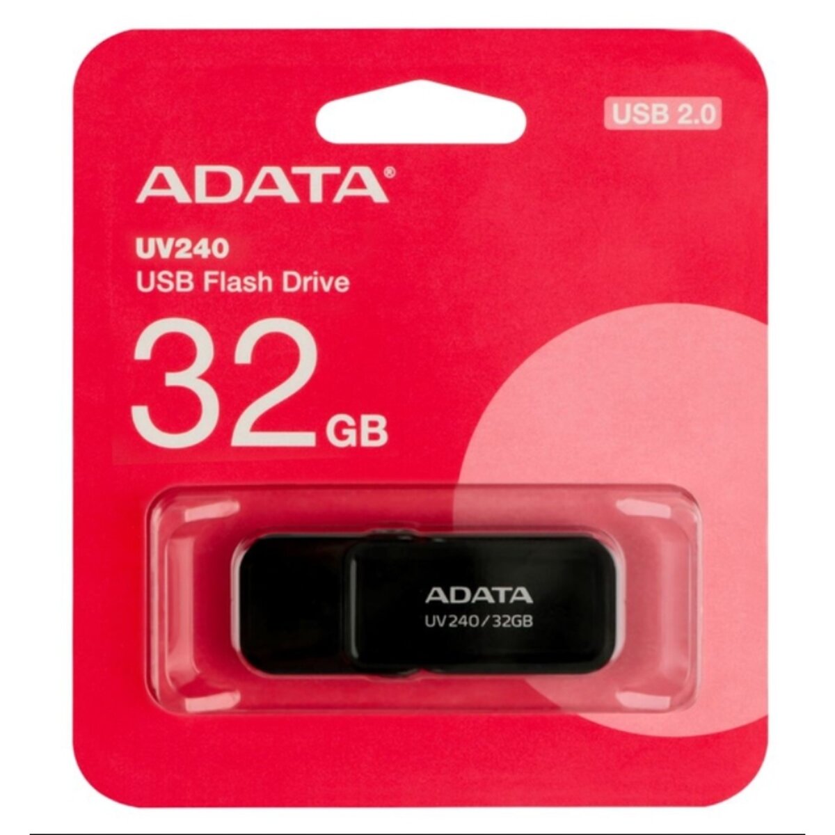 Флеш-накопичувач A-DATA USB 2.0 AUV 240 32Gb Black (AUV240-32G-RBK) на картинке №2